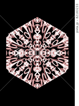 六角形　マーク　シンボル　壁紙　背景　宝石 82183233