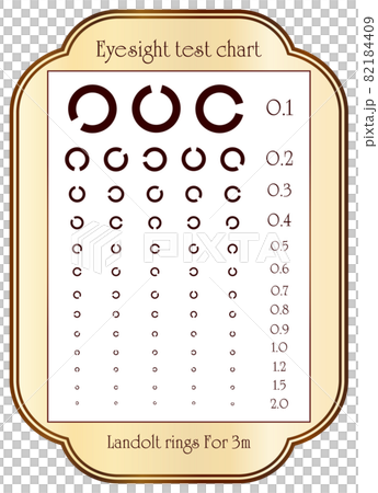 Eye Test Chart Vector Art PNG Images