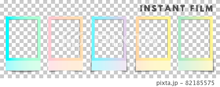 Instant film style frame, gradation, instant film style frame Instant film style frame, gradation, instant film style frame 82185575