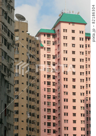 High Rise Condominiums, Residential Building at central, hk 25 June 2005 82186304