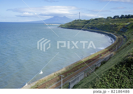 鉄道写真撮影ポイント（お立ち台通信掲載）JR函館本線　落部－野田生 82186486