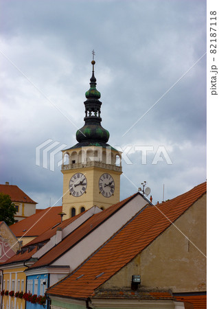 Church tower of Saint Wenceslas in Mikulov 82187118