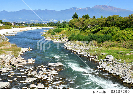 臼田橋/千曲川より浅間山方面を望む(長野県佐久市)【2021.9】 臼田橋/千曲川より浅間山方面を望む(長野県佐久市)【2021.9】 82187290