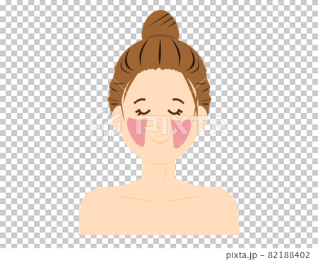 女性面部脫髮區域矢量圖 82188402