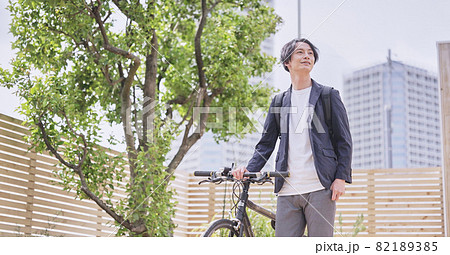 自転車通勤イメージ 82189385