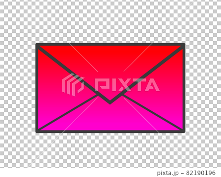 Email (red gradient) - Stock Illustration [82190196] - PIXTA
