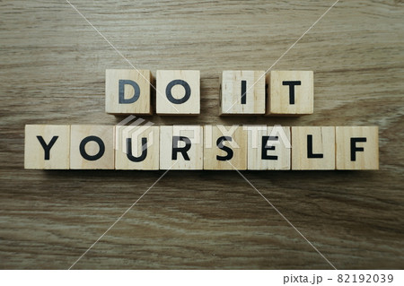 Do it Yourself alphabet letter Do it Yourself alphabet letter 82192039