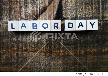 Labor Day alphabet letter 82192040