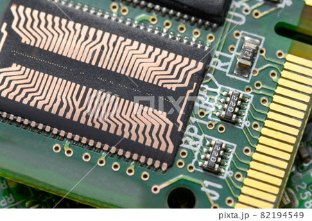 半導体のクローズアップ(メモリの内部構造) 半導体のクローズアップ(メモリの内部構造) 82194549