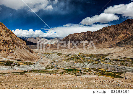 Kardung village in Himalayas Kardung village in Himalayas 82198194