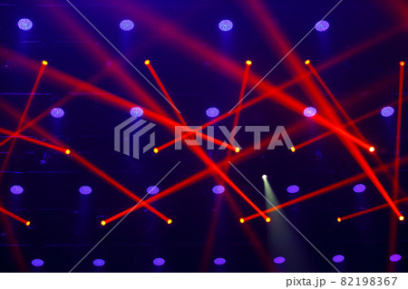 Colorful lights in background of stage 82198367