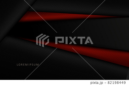 Geometric beautiful background, textured slanting curtains in red and black 82198449