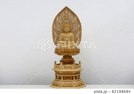 釈迦如来坐像正面 釈迦如来坐像正面 82198684