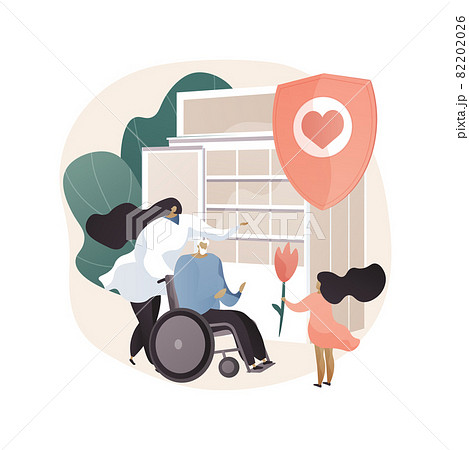 Social services abstract concept vector illustration. 82202026
