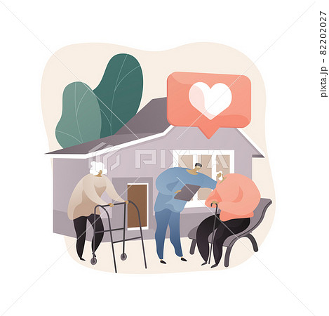 Social facilities abstract concept vector illustration. 82202027