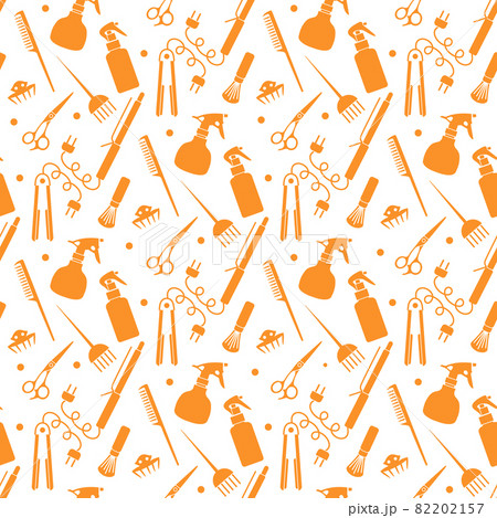 Vector Pattern Barber Beauty Hairdressing salon Vector Pattern Barber Beauty Hairdressing salon 82202157