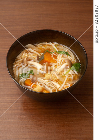 きのことかぼちゃの煮麺 きのことかぼちゃの煮麺 82203927