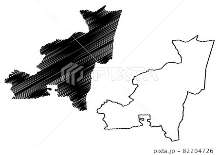 Baltinava Municipality (Republic of Latvia, Administrative divisions of Latvia, Municipalities and their territorial units) map vector illustration, scribble sketch Baltinava map 82204726