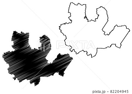 Madona Municipality (Republic of Latvia, Administrative divisions of Latvia, Municipalities and their territorial units) map vector illustration, scribble sketch Madona map Madona Municipality (Republic of Latvia, Administrative divisions of Latvia, Municipalities and their territorial units) map vector illustration, scribble sketch Madona map 82204945
