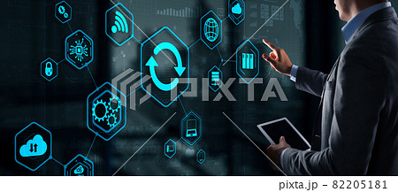 Update Software Application and hardware upgrade concept 2021 82205181