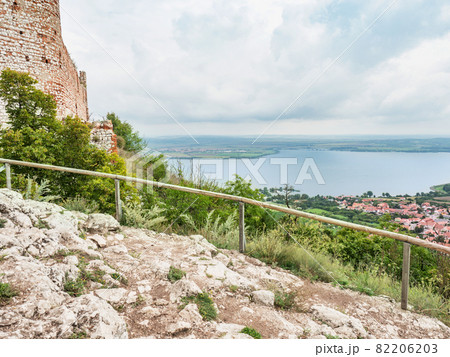Defensive castle built of white limestone. Devicky castle Defensive castle built of white limestone. Devicky castle 82206203