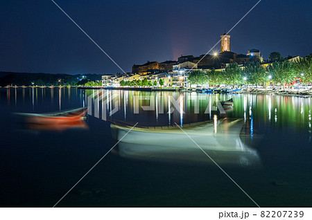 View of the village of Marta by night View of the village of Marta by night 82207239