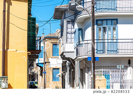 View of Historic buildings in Old Town of Nicosia, Cyprus 82208533