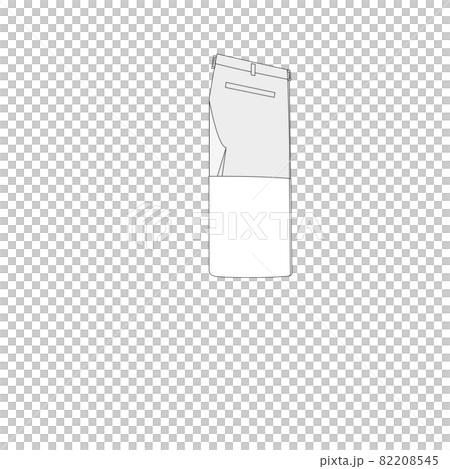 洗濯物の畳み方。ズボンの下部を横に折る 洗濯物の畳み方。ズボンの下部を横に折る 82208545