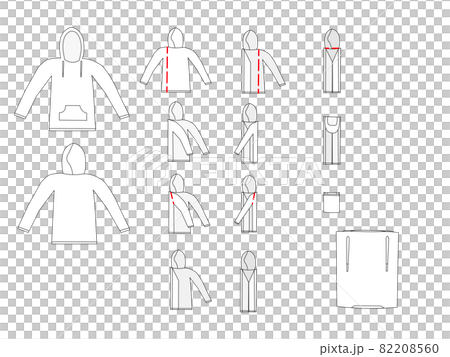 How to fold laundry. Hoodie Summary 82208560