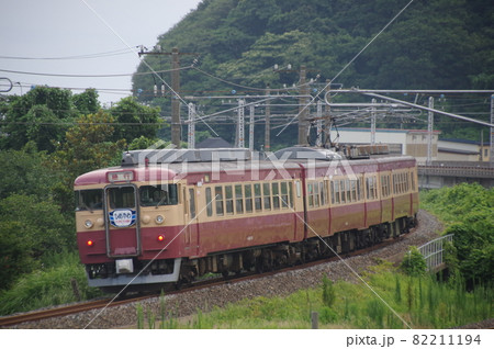 えちごトキめき鉄道455系 急行 ひめかわ 梶屋敷付近 えちごトキめき鉄道455系 急行 ひめかわ 梶屋敷付近 82211194
