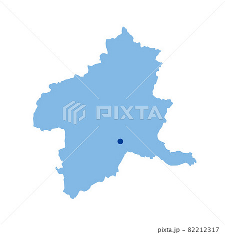 群馬県の地図 県庁所在地マーク 都道府県単位の地図のイラスト 地図シルエットのイラスト素材 群馬県の地図 県庁所在地マーク 都道府県単位の地図のイラスト 地図シルエットのイラスト素材