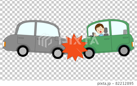 正面衝突をしてしまった車 正面衝突をしてしまった車 82212895