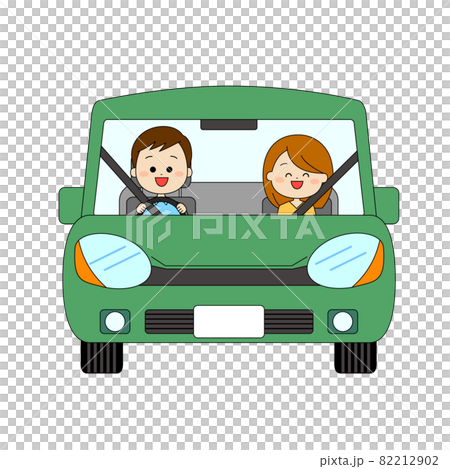 Men and women driving happily Men and women driving happily 82212902