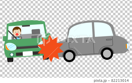 左側から追突された車 82213014