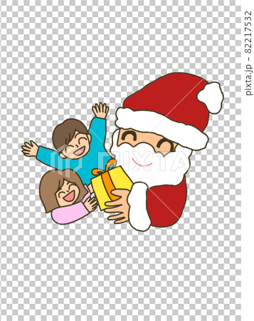 Christmas illustration, santa claus 82217532
