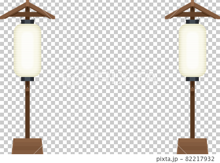 Lantern frame displayed at the entrance of a long-established Japanese style Lantern frame displayed at the entrance of a long-established Japanese style 82217932