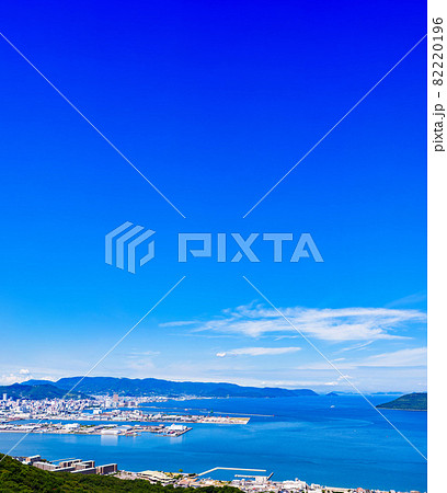高松市 香川県 ハイアングル 【 屋島 からの パノラマビュー 】 高松市 香川県 ハイアングル 【 屋島 からの パノラマビュー 】 82220196