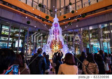「東京都」丸ビルのクリスマスツリー・イルミネーション 82220696
