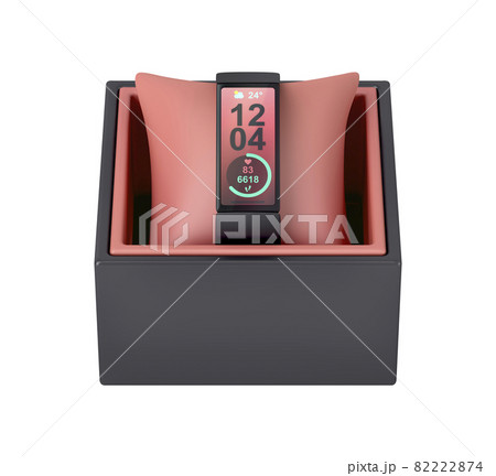 Gift box with modern fitness tracker 82222874