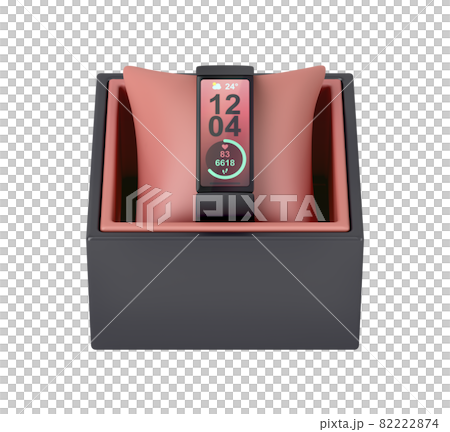 Gift box with modern fitness tracker 82222874