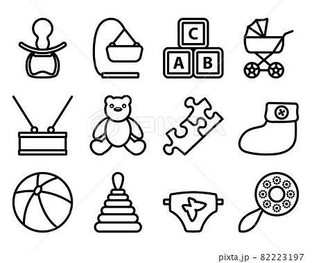 Baby Icon Set 82223197
