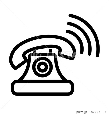 Old Telephone Icon 82224003