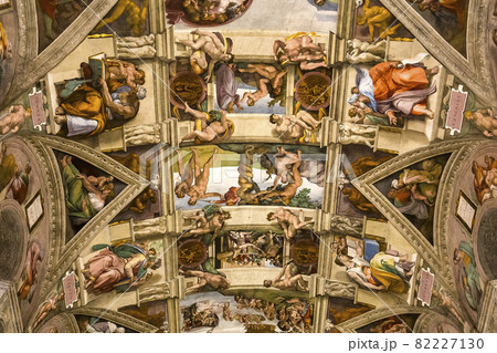 interiors and details of the Sistine Chapel, Vatican city interiors and details of the Sistine Chapel, Vatican city 82227130
