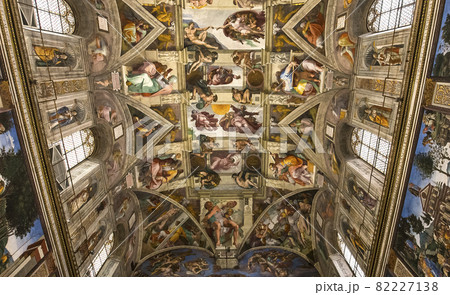 interiors and details of the Sistine Chapel, Vatican city interiors and details of the Sistine Chapel, Vatican city 82227138