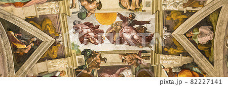 interiors and details of the Sistine Chapel, Vatican city interiors and details of the Sistine Chapel, Vatican city 82227141