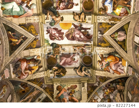 interiors and details of the Sistine Chapel, Vatican city interiors and details of the Sistine Chapel, Vatican city 82227144
