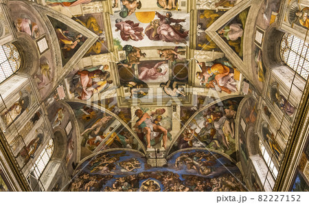 interiors and details of the Sistine Chapel, Vatican city interiors and details of the Sistine Chapel, Vatican city 82227152