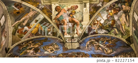 interiors and details of the Sistine Chapel, Vatican city interiors and details of the Sistine Chapel, Vatican city 82227154