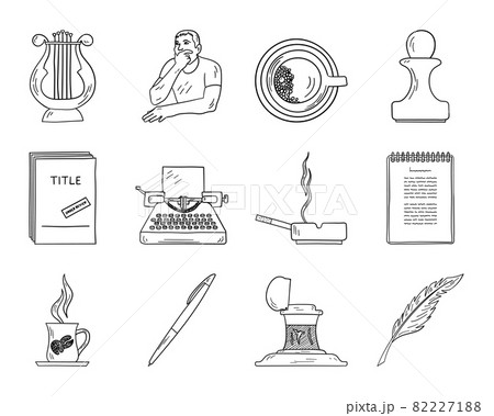 Writer Icon Set 82227188