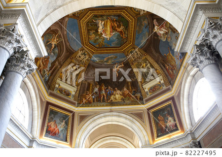 interiors and details of the Vatican museum, Vatican city 82227495